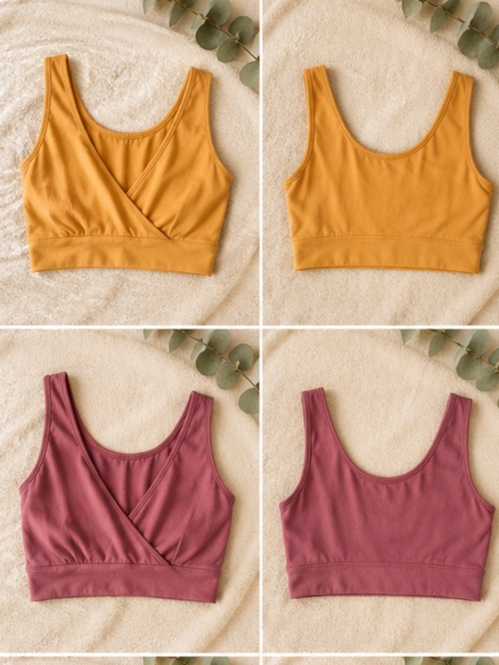 Wrap-Style Sports Bra